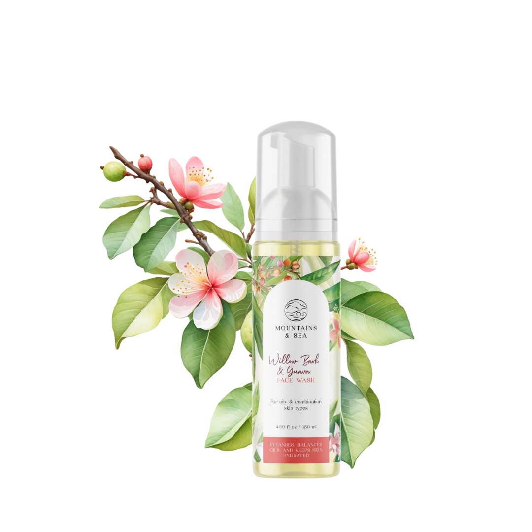 柳樹皮和芭樂洗面乳